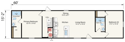 Mobile Home at 8280 East Us 30, Lot #069 Pierceton, IN 46562