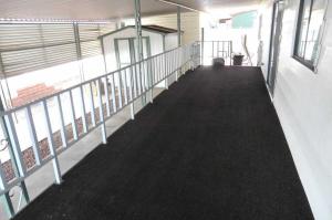 View of covered deck