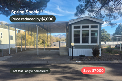 Mobile Home at 2165 N. Wheatfields Road, Lot 56 Globe, AZ 85501