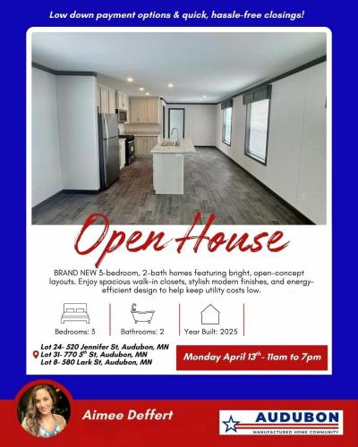 Mobile Home at 580 Lark St, #8 Audubon, MN 56511