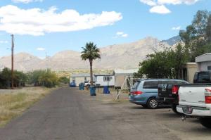 Mountain view from street