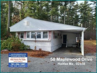 Mobile Home at 58 Maplewood Drive Halifax, MA 02338