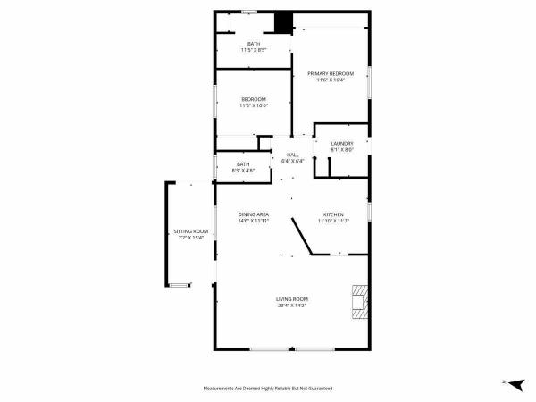 Floor plan of home