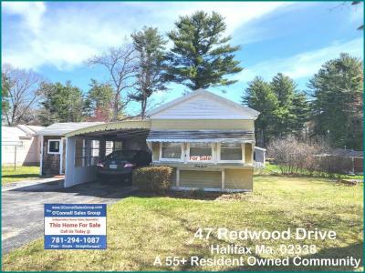 Mobile Home at 47 Redwood Drive Halifax, MA 02338