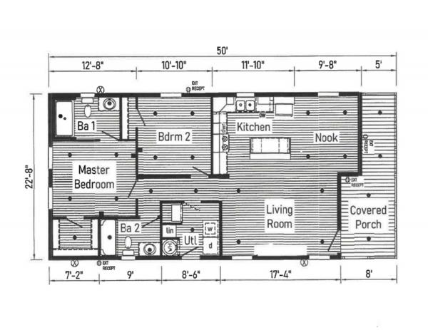 2026 Cavco 560AC99999M (22x50) Mobile Home