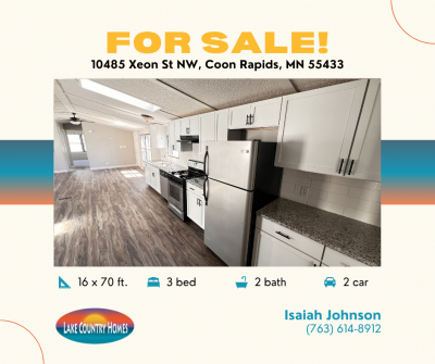 Mobile Home at 10485 Xeon St NW Coon Rapids, MN 55433