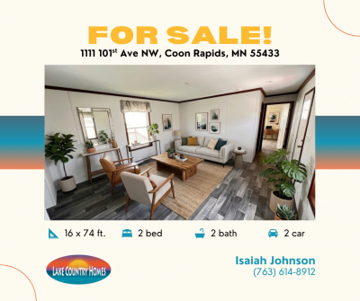 Mobile Home at 1111 101st Ave NW Coon Rapids, MN 55433