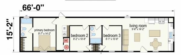 Photo 1 of 2 of home located at 3101 River Rd., Lot #68 Sodus, MI 49126