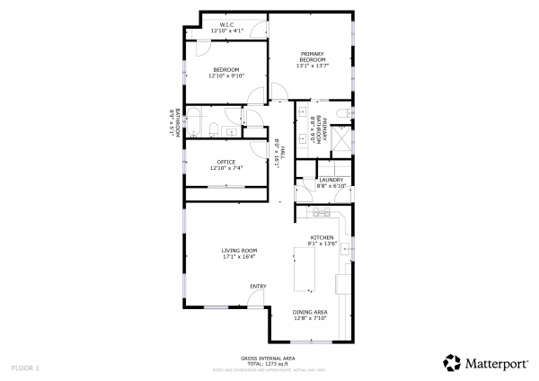Floor plan of home