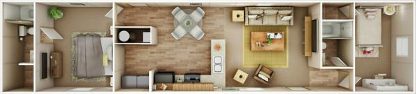 Floor plan of home