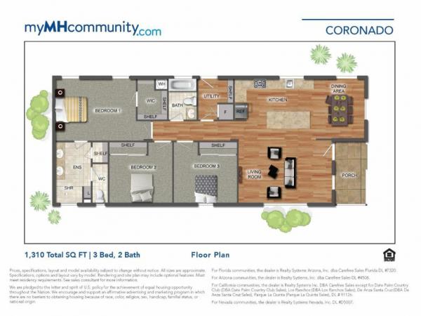 Photo 1 of 2 of home located at 11411 N 91st Avenue Lot 10 Peoria, AZ 85345