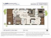 2026 CAVCO - Plant City Raleigh w/ Rear Porch - Limited Series Mobile Home