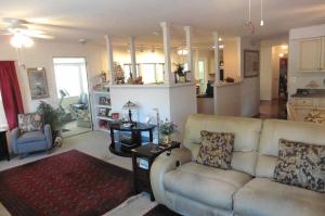 Living room looking to kitchen
