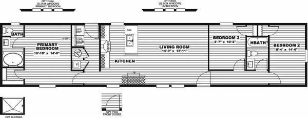Floor plan of home