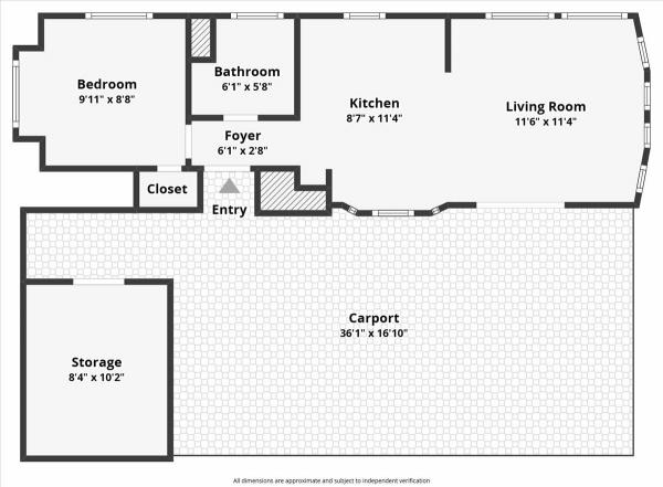 Floor plan of home