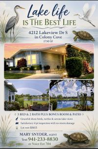 1990 Palm Harbor CC FLMH 3BD/2BA Manufactured Home