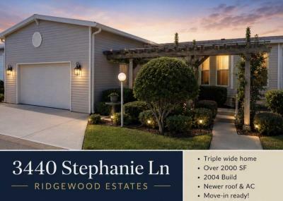 Mobile Home at 3440 Stephanie Lane Ellenton, FL 34222
