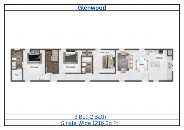 2026 Skyline - Lancaster Glenwood Mobile Home