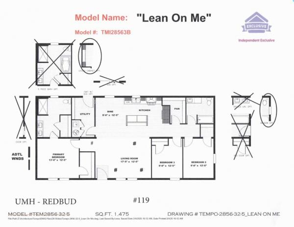 2026 Clayton Middlebury 119 Tempo - Lean On Me - 2856-32-5  Home