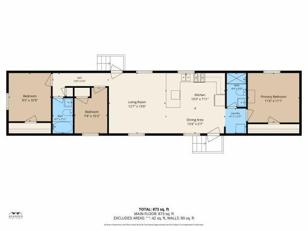 Floor plan of home