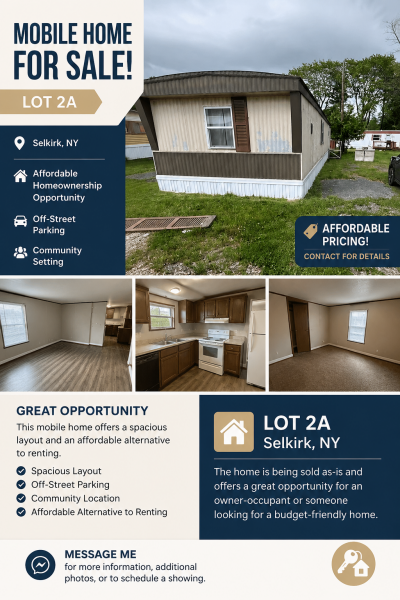Mobile Home at 1734 Us-9W, Selkirk, NY 12158
