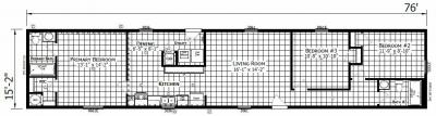Mobile Home at 49601 Au Lac Drive East Lot 201 Chesterfield, MI 48051