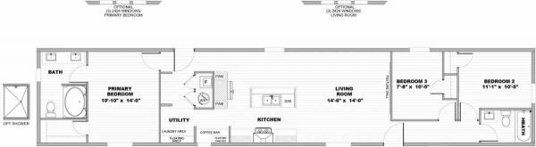 Floor plan of home