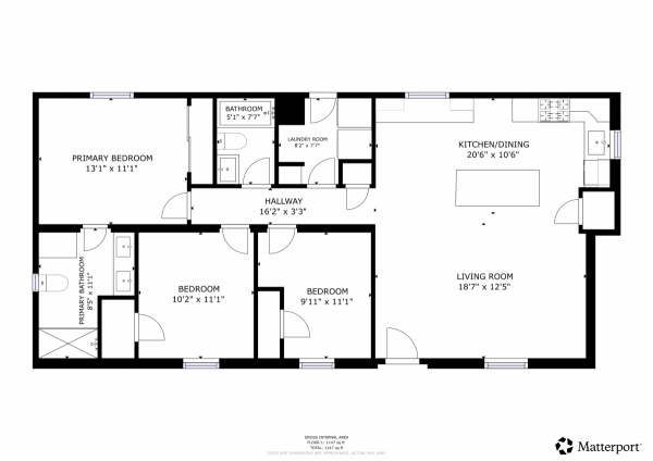 Floor plan of home