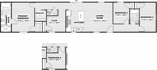 Floor plan of home