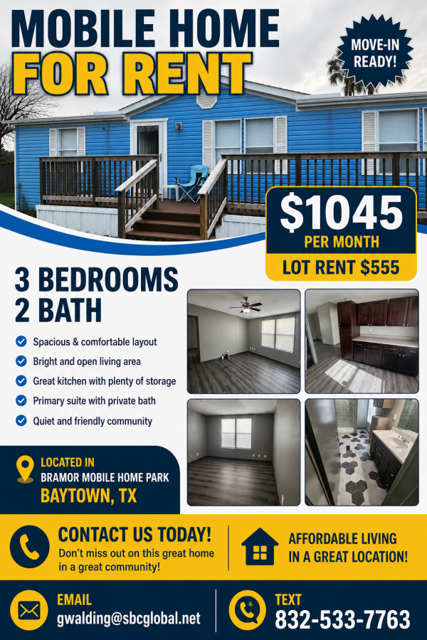 HBOS MFG Mobile Home For Sale