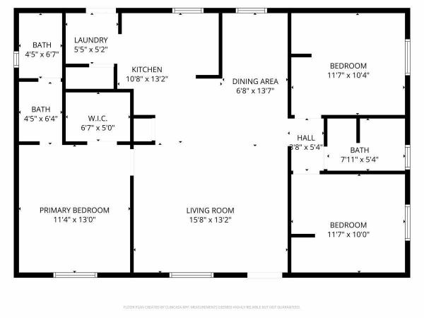 Floor plan of home