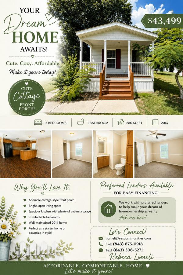 2014 Schult Mobile Home For Sale