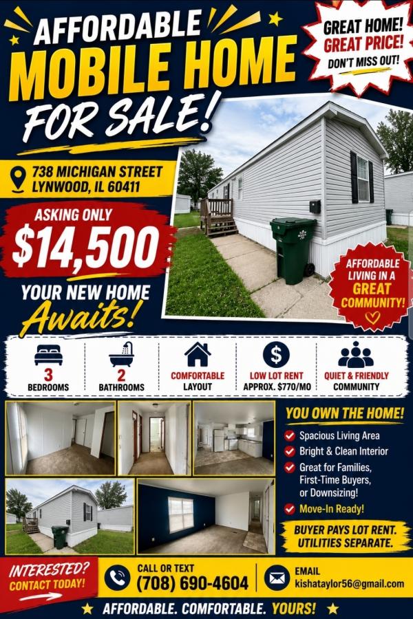 2012 Adventure  Mobile Home For Sale