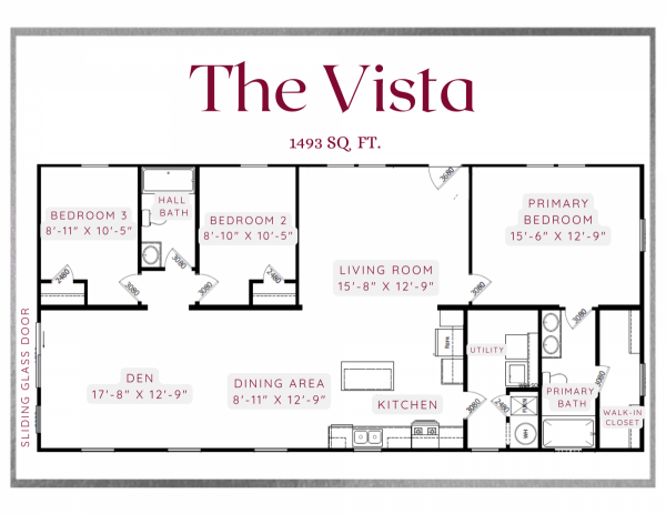 Floor plan of home