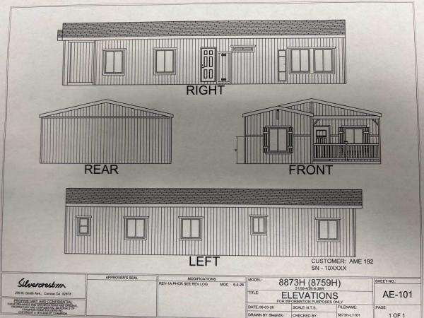 2026 Silvercrest SM-25626 Manufactured Home