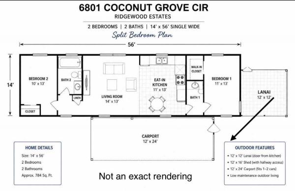Floor plan of home