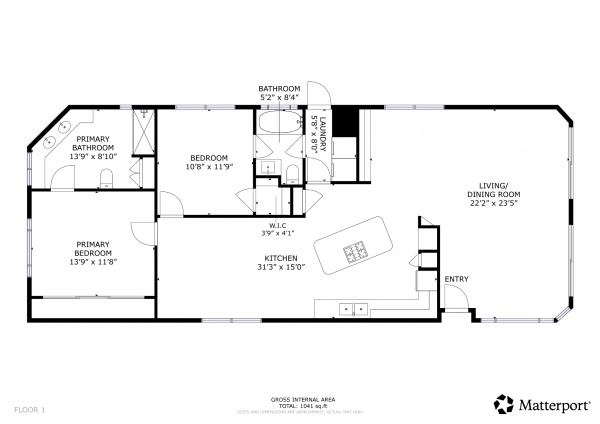 Floor plan of home