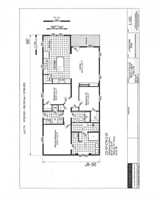 2026 Champion 114 Catena II-Redman Manufactured Home