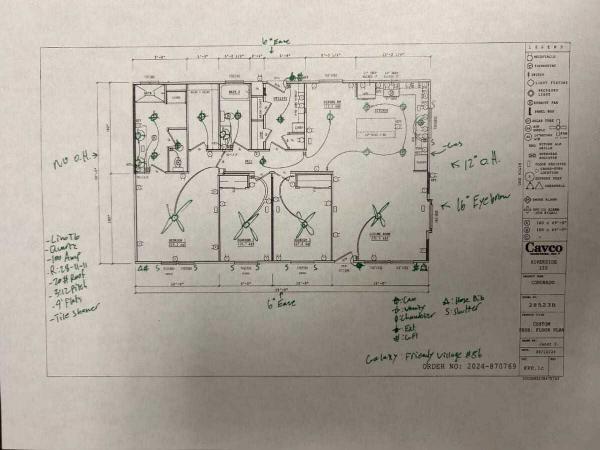 Floor plan of home