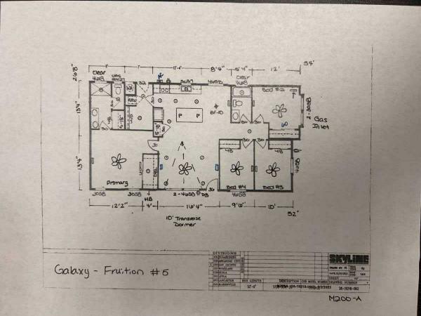 Floor plan of home