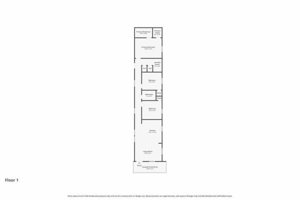 Floor plan of home