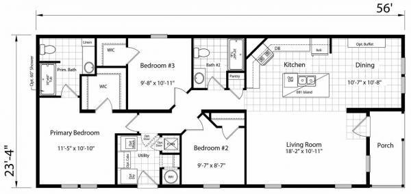Photo 1 of 1 of home located at 46389 Gabriell Dr., Site #1021 Macomb, MI 48044