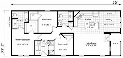 Mobile Home at 46389 Gabriell Dr., Site #1021 Macomb, MI 48044