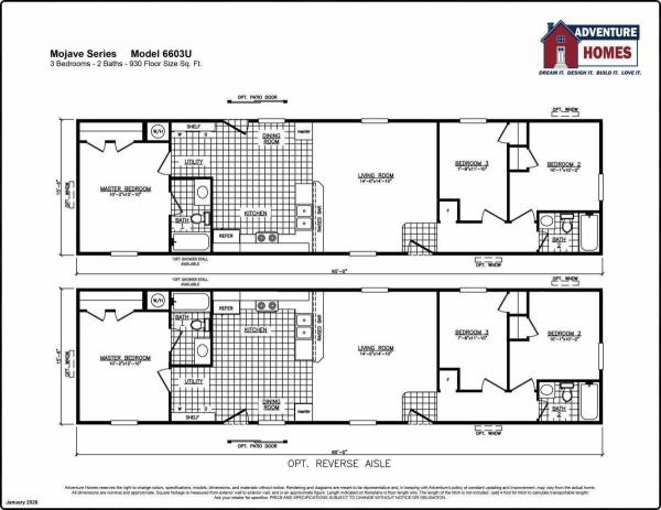 Floor plan of home