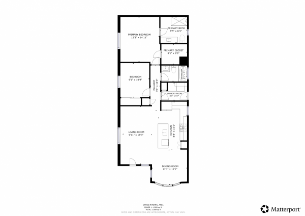 Floor plan of home