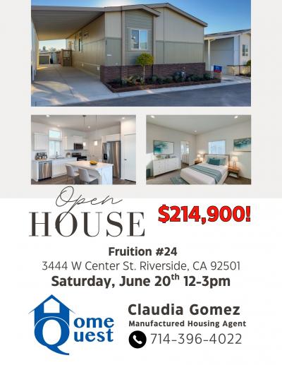 Photo 2 of 8 of home located at 3444 W Center St 24 Riverside, CA 92501