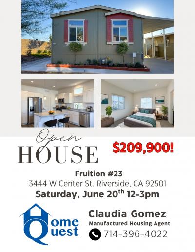 Photo 2 of 8 of home located at 3444 W Center St 23 Riverside, CA 92501
