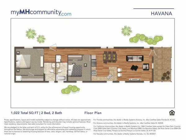 2026 Nobility - Ocala Havana 68' Mobile Home