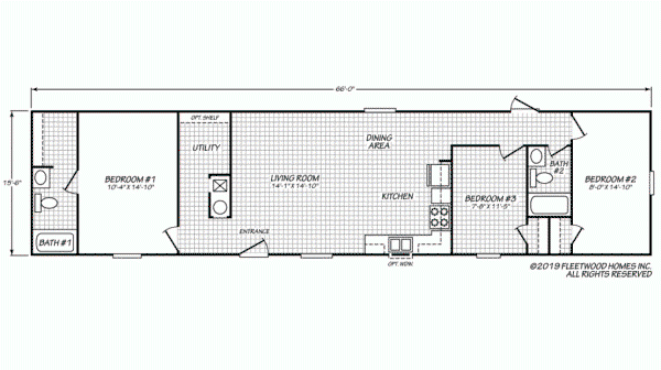 Floor plan of home