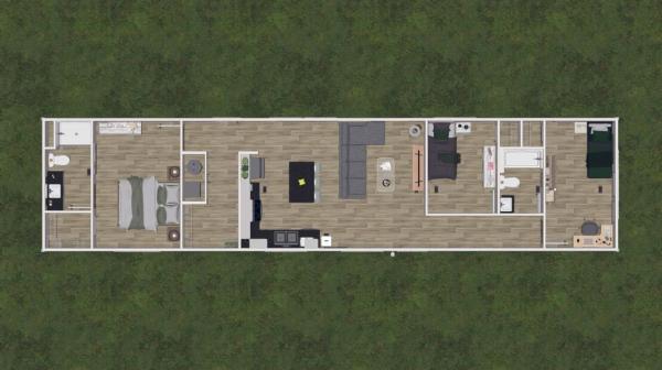 Floor plan of home